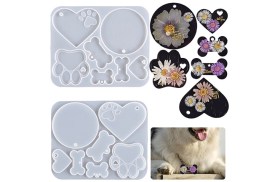 Molde resina 7 chapitas mascotas corazon BM2500 (2)